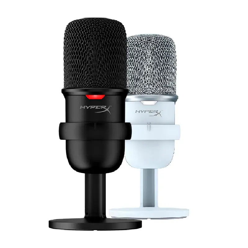 USB ไมโครโฟน HyperX SoloCast USB Condenser Gaming Microphone [Black/White]
