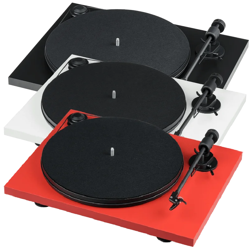 เครื่องเล่นแผ่นเสียง Pro-Ject Audio System - Primary E Phono Audiophile Plug & Play turntable [Black/White/Red]