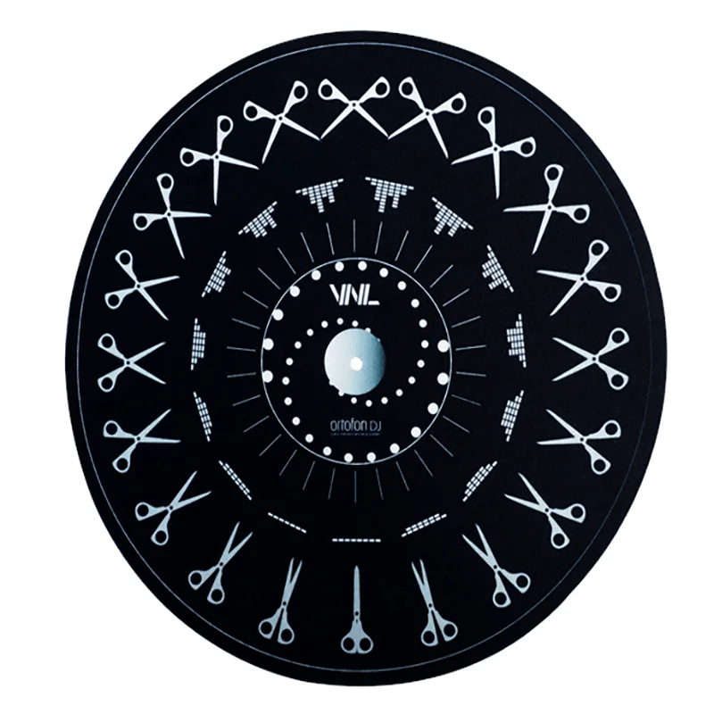 แผ่นรอง สำหรับ เครื่องเล่น แผ่นเสียง Ortofon Slipmats x 2 ชิ้น แผ่นรอง สำหรับ เครื่องเล่นแผ่นเสียง Turntable [VNL]