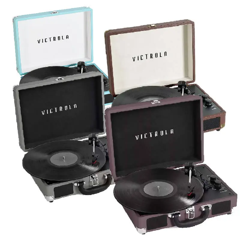 เครื่องเล่นแผ่นเสียง VICTROLA Journey Plus [Turquoise/ Dark Brown/New Grey/Magenta]