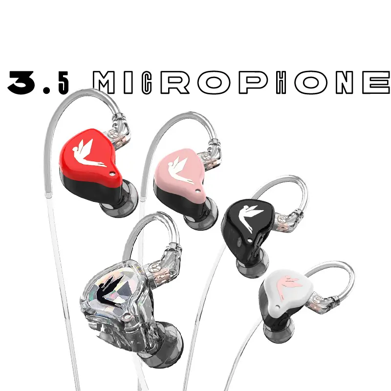 SuperTFZ Mylove 2022 หูฟัง IEM ไดรเวอร์ Dynamic [3.5 MM.Microphone][Colorful/Red/Pink/White/Black]