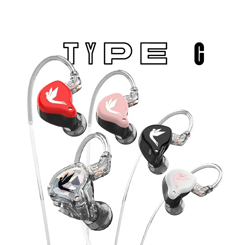 SuperTFZ Mylove 2022 หูฟัง IEM ไดรเวอร์ Dynamic [Type C][Colorful/Red/Pink/White/Black]