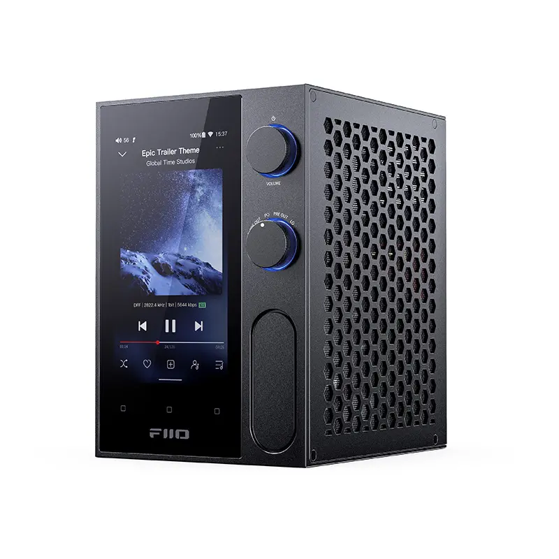 FiiO R7 เครื่องเล่นเพลงสตีมมิ่งตั้งโต๊ะ DAP+DAC+AMP [Black]