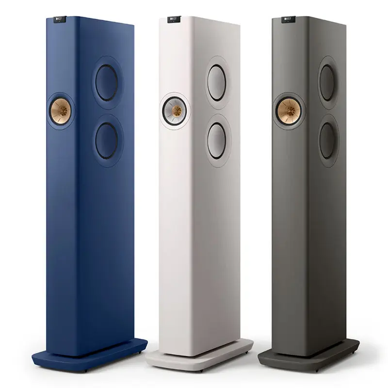 ลำโพงตั้งพื้นแบบไร้สาย KEF-LS60 Wireless [Titanium Grey/Mineral White/Royal Blue]