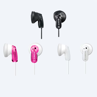 Sony หูฟัง รุ่น MDR-E9LP EarBud [Black/White/Pink]