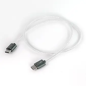 สายแปลง DD TC05V2 Type-C เป็น Type-C สาย OCC ชุบเงิน [หัวตรง][50 CM]