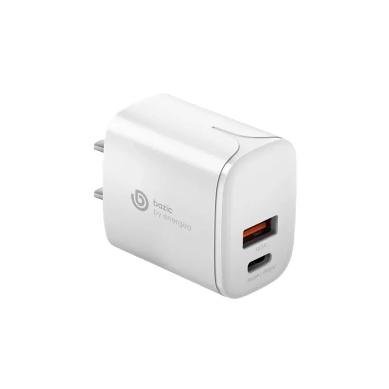 Bazic หัวปลั๊กชาร์จ Wall Charger (US) รุ่น GoPort PD20+ 2 USB