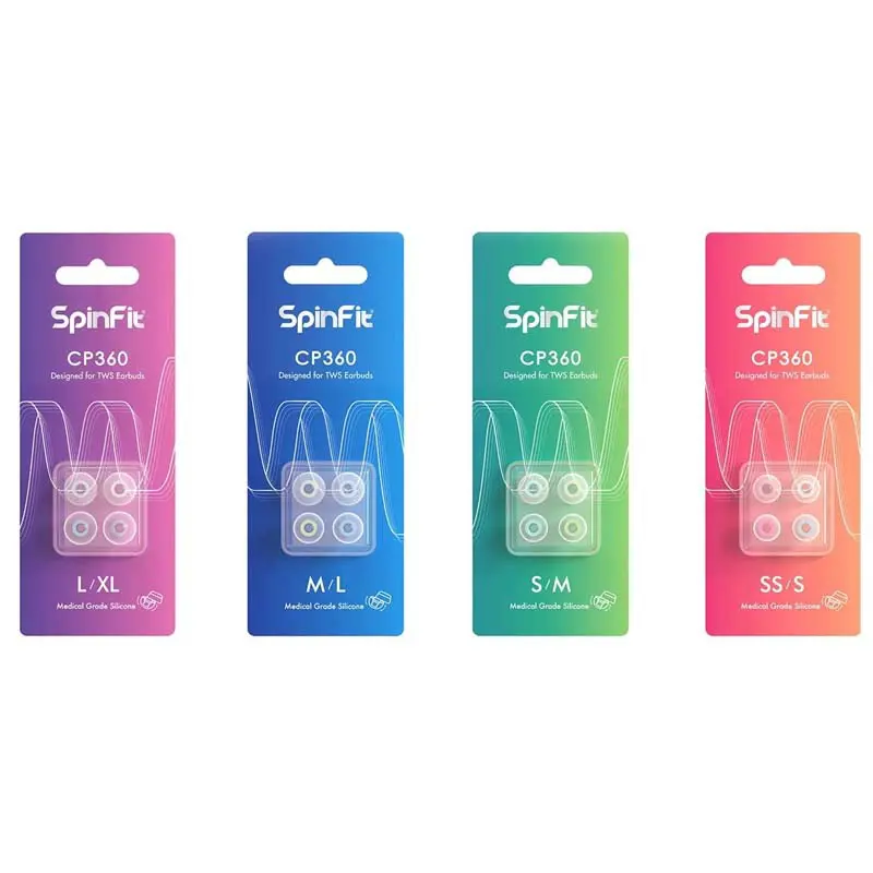 จุก SpinFit CP360 V2 แพ็ค2คู่ [S-SS/S-M/M-L/L-XL]