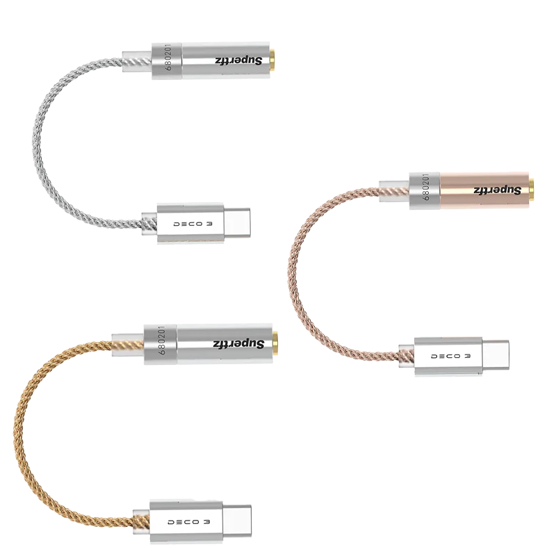 SuperTFZ Deco.3 DAC หางหนู ชิป KT0211L [ Brown/Silver/Gold ]