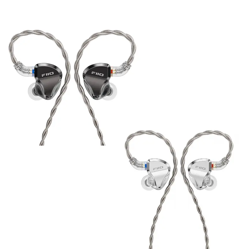 FiiO Jade Audio JH5 หูฟัง IEMs Hybrid 5 ไดรเวอร์ 1DD+4BA รองรับ Hi-Res [Black/Silver]