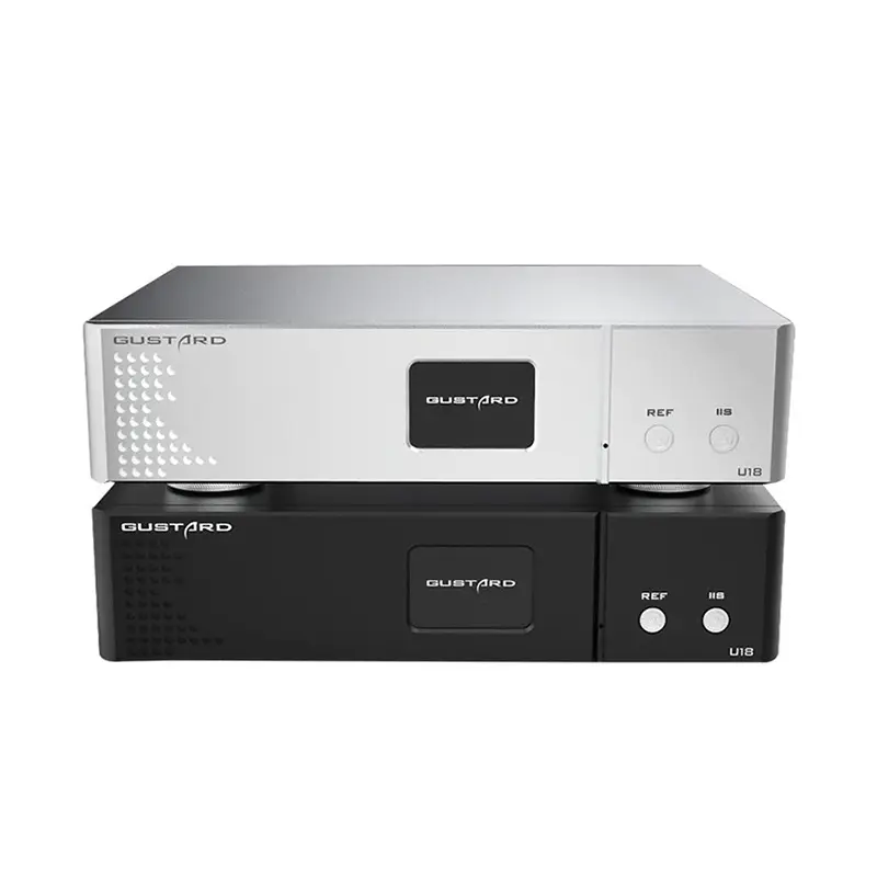 Gustard U18 อินเทอร์เฟซเสียง USB ชิป XMOS XU216 จำนวน 16 คอร์ ประสิทธิภาพสูง [Black/Silver]