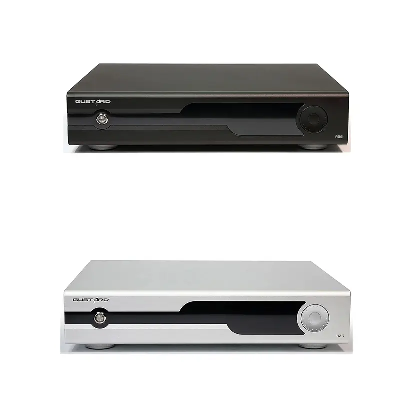 Gustard R26 Discrete R2R ladder DAC + 1 Bit DSD รองรับ MQA, Roon [Black/Silver]