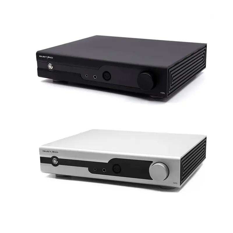 Gustard H26 Fully Balanced Discrete Class A ที่มาพร้อม Power Transistor 8 คู่ [Black/Silver]