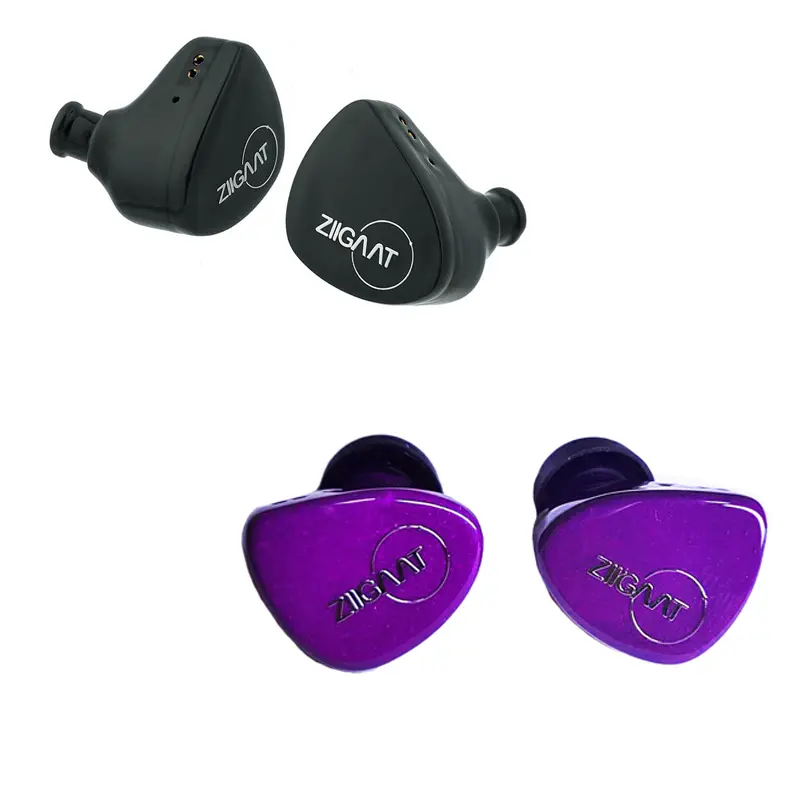 Ziigaat Cinno หูฟัง IEMs Hybrid 5 ไดรเวอร์ 1DD+4BA [Dark Green/Purple]