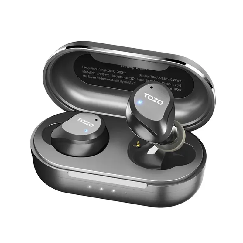 TOZO NC9 Pro หูฟังบลูทูธ 4Mics ENC IPX6 Bluetooth 5.3
