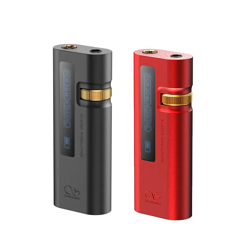 Shanling UA5 DAC& พกพาชิป Dual ES9038Q2M [Black/Red]