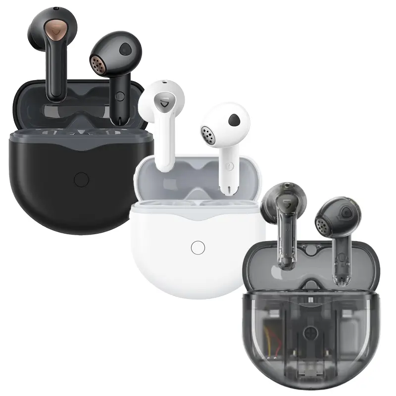 SoundPEATS Air4 หูฟังไร้สาย หูฟังบลูทูธ Bluetooth 5.3 [Black/White/Transparent Black]