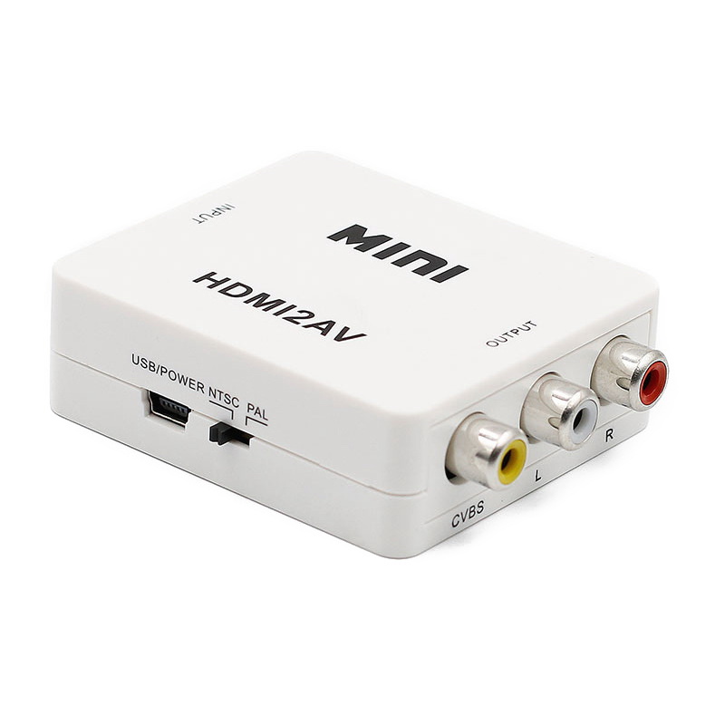 X-Tips HDMI to AV อะแดปเตอร์แปลง HDMI ออก AV รองรับ PAL, NTSC