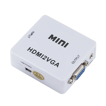 X-Tips HDMI to VGA อะแดปเตอร์แปลง HDMI ออก VGA พร้อม AUX 3.5 มม.