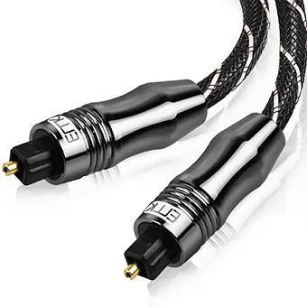 ERTK Optical Black สาย Optical เกรดพรีเมี่ยม สำหรับเครื่องเสียง [2 M]