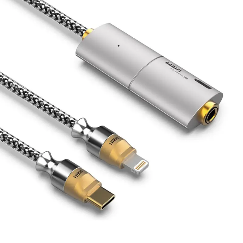 DD TC44Pro E2 DAC/AMP หางหนูพกพา ชิป CS43131 x2 + ES9603Q x2 กำลังขับสูง [TypeC/Lightning]