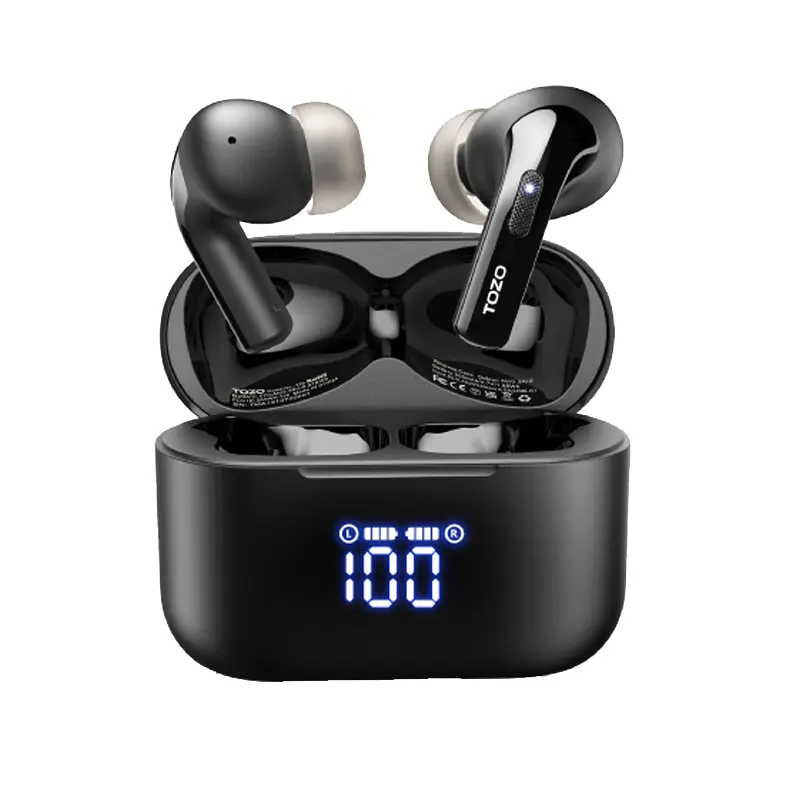 TOZO Tonal Pods หูฟังบลูทูธ หูฟังอินเอีย หูฟังไร้สาย Max10.5 Hr. /Charge, IPX8, Bluetooth 5.3