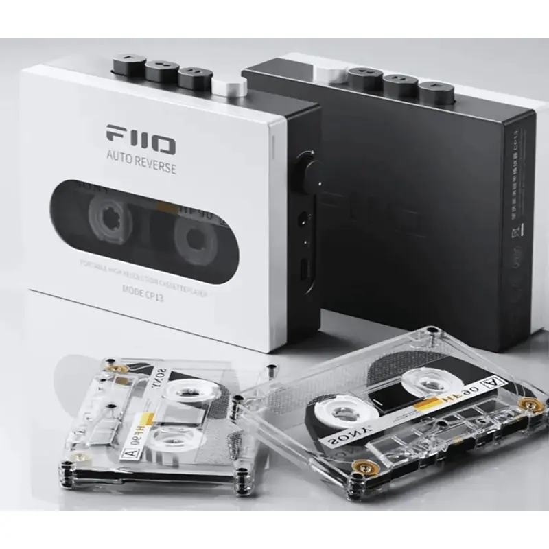FiiO CP13 เครื่องเล่นเทปคาสเซ็ทพกพาสไตล์ RETRO (ซาวด์อะเบาท์) คุณภาพสูง [ฺBlack]