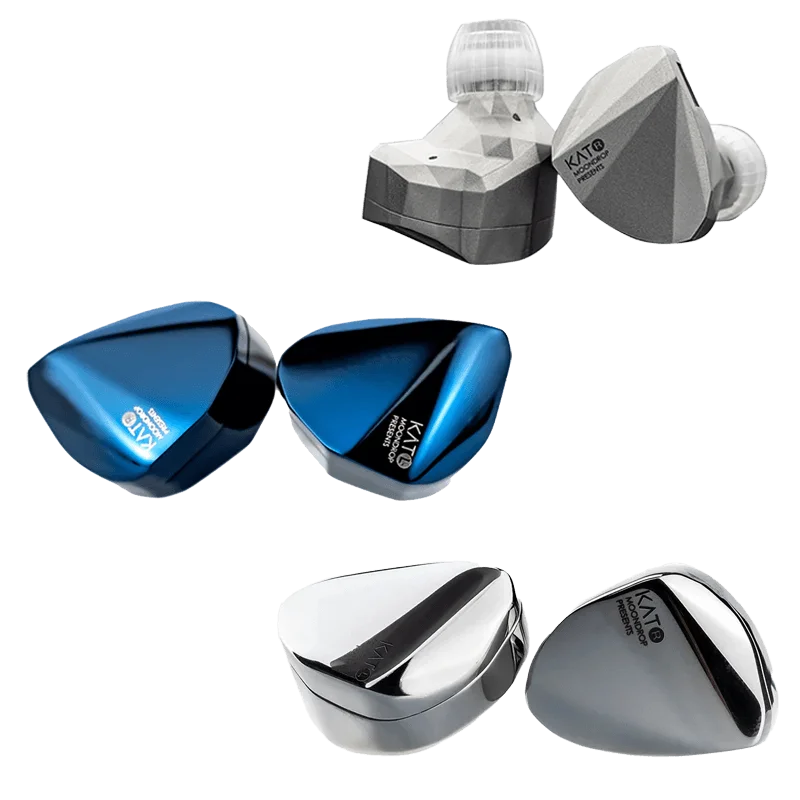 MOONDROP KATO In-Ear Monitor [Matte Silver/Mirror Silver/Dark Blue]
