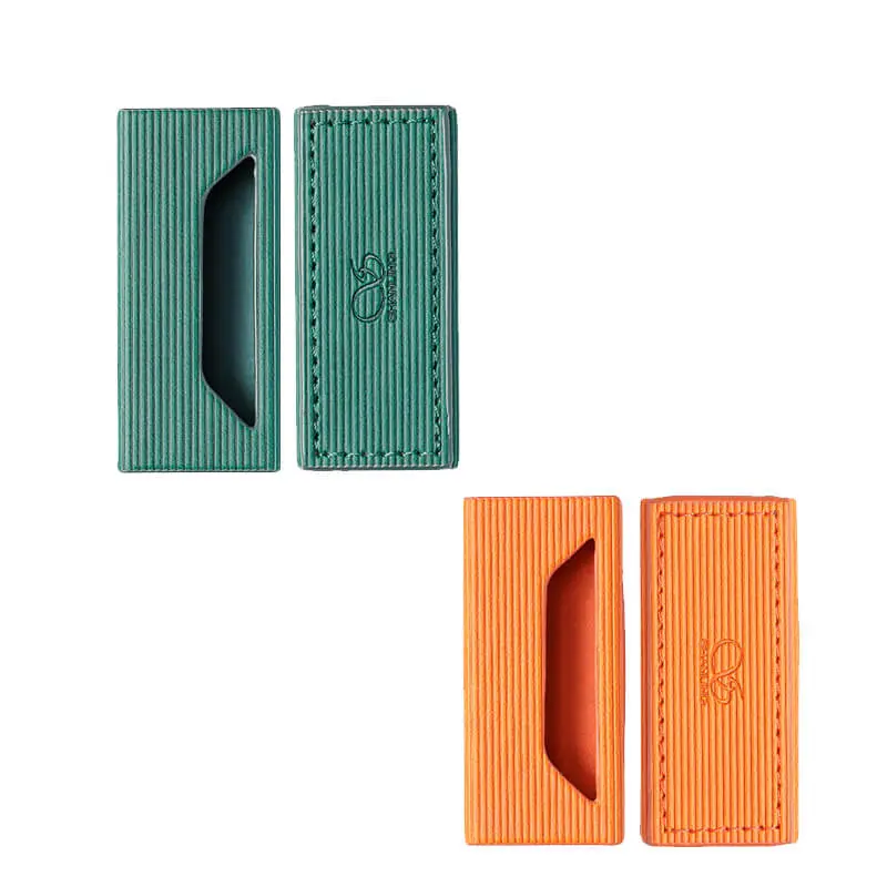 เคส Shanling เคสหนังสำหรับ UA4 ให้การป้องกันที่ยอดเยี่ยม ทนทาน เฉพาะเคส [Orange/Green]