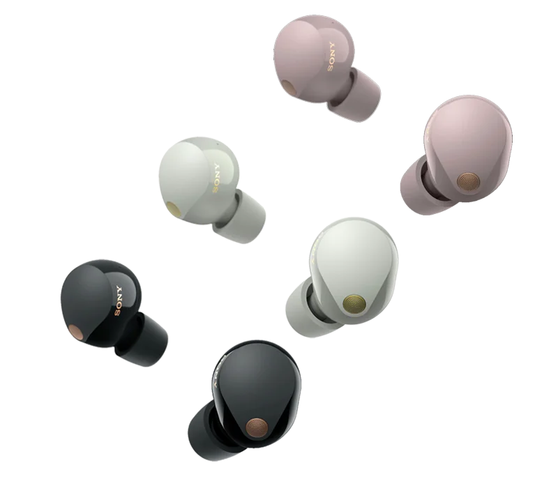 SONY WF-1000XM5 The Best Truly Wireless Noise Canceling Earbuds [Black/Silver/Smoky Pink]