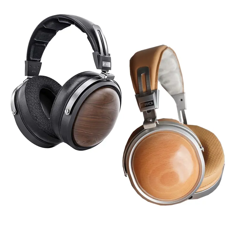 FiiO FT1 หูฟัง Headphones ไดรเวอร์ไดนามิก 60มม. ฝาครอบหูฟังไม้วอลนัทอเมริกัน [Walnut/Beech]