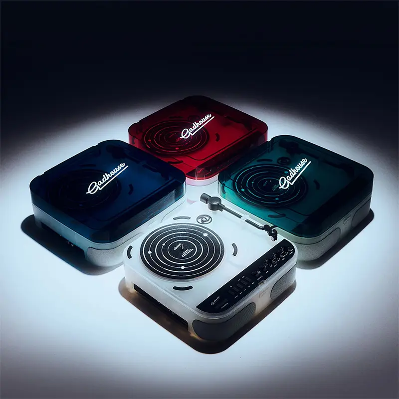 เครื่องเล่นแผ่นเสียง Gadhouse - COSMO Solar Edition เครื่องเล่นพกพา ฟังก์ชั่นครบ [White/Venus Red/Jupiter Green/Neptune Blue]
