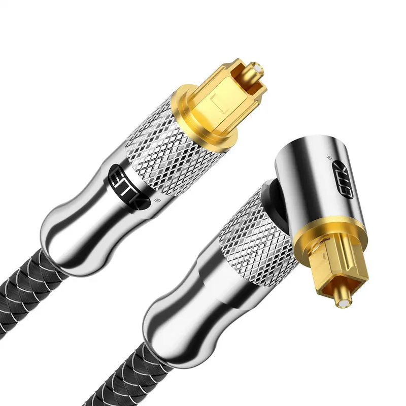 ERTK Angle Gold Hi-Fi Optical สายสัญญาณออฟติคอลแบบ 5.1 สำหรับเครื่องเสียง ทีวี คุณภาพสูง [10 M.]