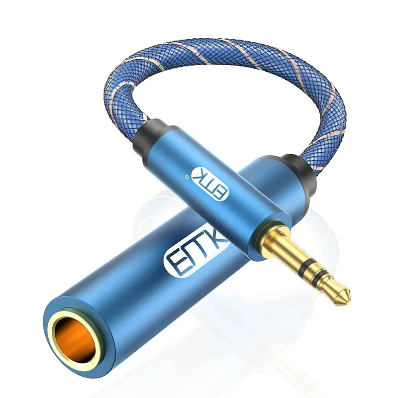 ERTK Adapter 3.5Male to 6.5 Female สายแปลงสัญญาณ 3.5 มม. ถึง 6.35 มม. ให้คุณภาพเสียงที่เหนือกว่า [1 M.]