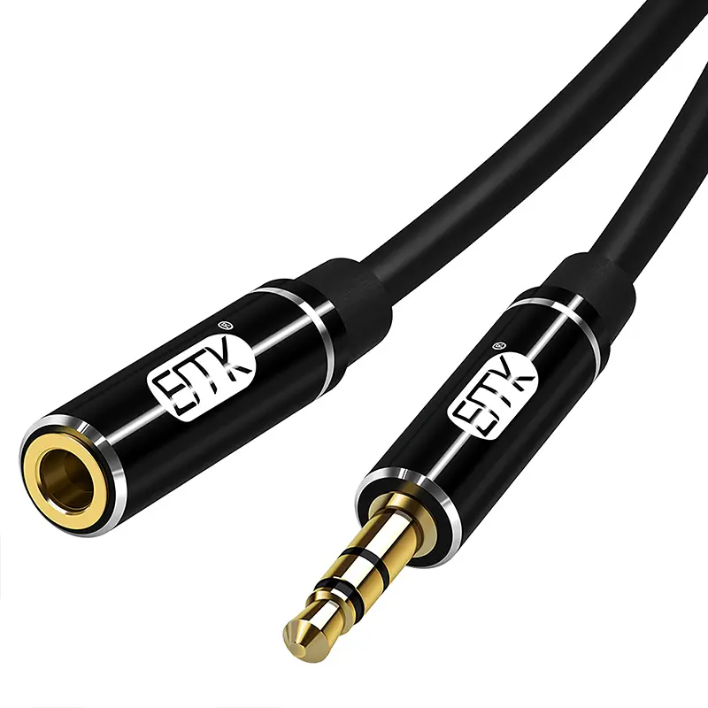 ERTK Black Extender สายเพิ่มความยาวหูฟัง เกรดสำหรับหูฟัง สายฉนวน TPU ยืดหยุ่นสูง [3 M]