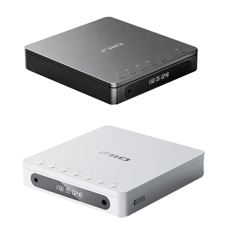 FiiO DM13 เครื่องเล่น CD รุ่นแรก พร้อมหน้าจอแสดงผล ปุ่มควบคุมการเล่น ช่องเสียบหูฟัง [Black/White]