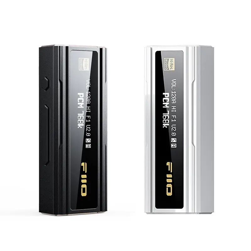 FiiO KA5 DAC/AMP พกพา พร้อมจอแสดงผล OLED [Black/White]
