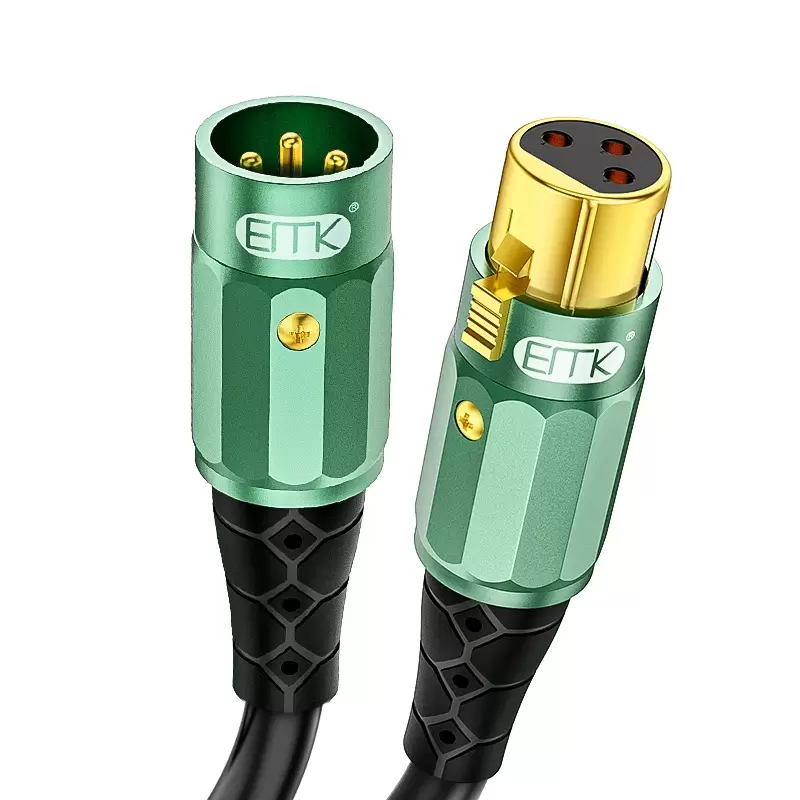 ERTK JADE Male XLR to Female XLR สายสัญญาณเสียง XLR ถึง XLR ตัวเมีย คุณภาพเสียงระดับเทพ [1.5 M.]