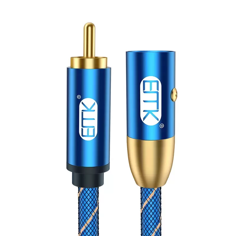 ERTK TO MALE XLR สายสัญญาณเสียง RCA ถึง XLR ตัวผู้ คุณภาพเสียงระดับเทพ [20 M.]