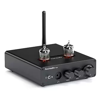 Fosi Audio T20X Bluetooth Tube Amplifier ชิป TPA3221 อัพเกรดหลอดแก้วได้