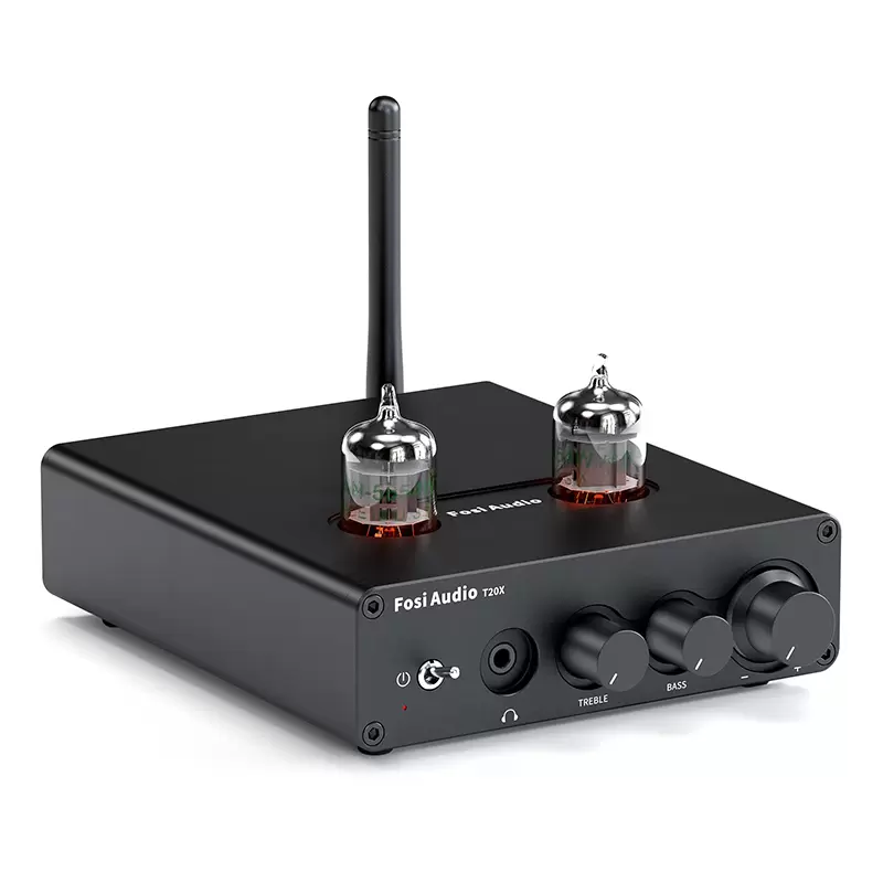 Fosi Audio T20X Bluetooth Tube Amplifier ชิป TPA3221 อัพเกรดหลอดแก้วได้