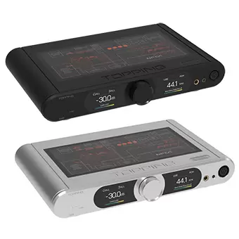 Topping DX9 DAC/AMP รุ่นพิเศษครบรอบ 15ปี รองรับ LDAC, Dual Hi-Res [Black/Silver]