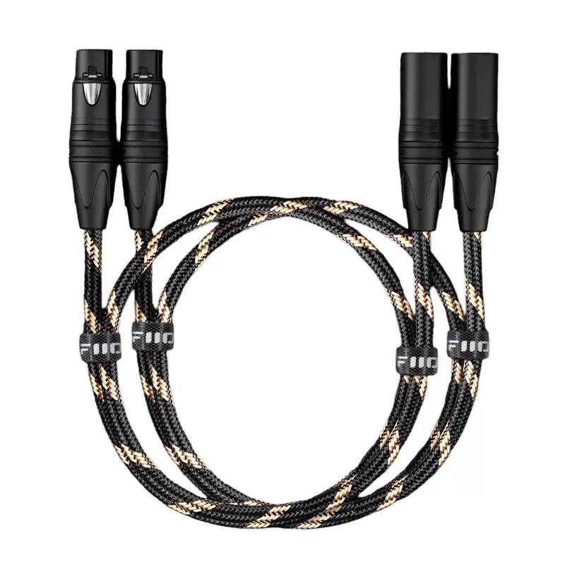 FiiO LX-XLR4L สายสัญญาณเสียง XLR ตัวผู้ถึงตัวเมีย 2 ชิ้น ยาว 150 ซม.