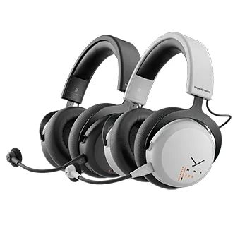 MMX 200 wireless gaming headset (closed) Made in Germany [Black/Grey]