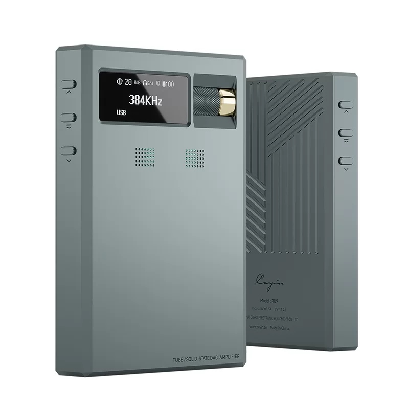 Cayin RU9 DAC/AMP พกพา หลอดสุญญากาศ Nutube 6p1 และ DAC Dual AK4493SEQ