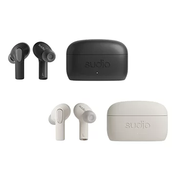 Sudio E3 The Hybrid Active Noise Cancelling Earbuds [Black/White]