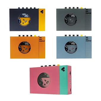 WE ARE REWIND : Premium Cassette Player [Black&Yellow/Orange/Blue/Grey/Rose]
