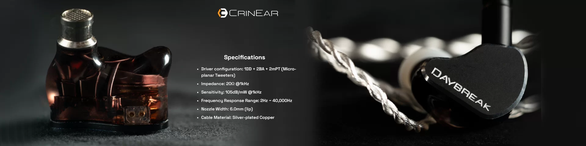 CrinEar Daybreak Triplicate