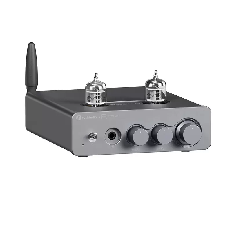 Fosi Audio T20X MKII แอมป์หลอดแก้วบลูทูธและแอมป์หูฟังแบบบูรณาการ