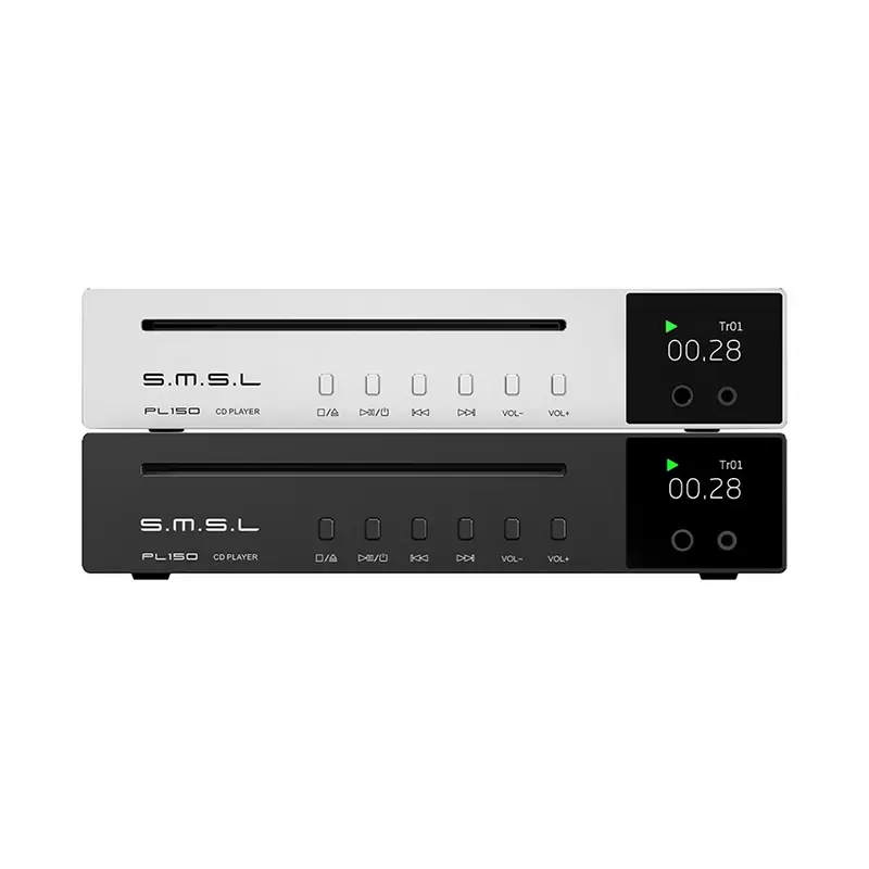[PreOrder] SMSL PL150 เครื่องเล่นซีดีออดิโอไฟล์ ชิป DAC CS43198 ไดรฟ์ซีดี Philips [Black/Silver]